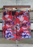 1853 Coral Floral Chiffon Shorts (4@$5)