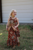 533  Rust Toddler Ruffle Dress  (6@$8)